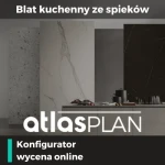Atlas Plan 12 mm – Bänkskiva i sintrad kvarts (Konfigurator)