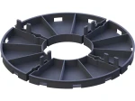 DDP010 stapelbar terrassdistanser 10 mm – svart