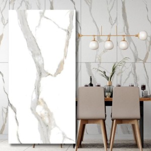 Marble Statuario Aster Carving 120x60 cm, 9 mm – matt strukturerad klinker