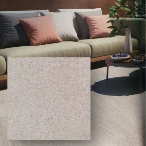 City Anglia Arena 61x61x2 cm – beige, strukturerad, frostsäker