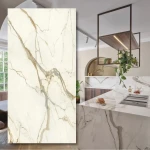 Calacatta Imperiale Silk — sintrad kvarts 6 mm 320×160 cm