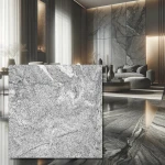 Juparana Grey polerad granitplatta 60×60×1,5 cm