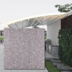 G664 Granitplatta 60x60x2 cm – flammad brun