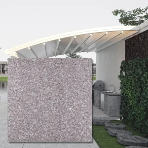Płytka granitowa brązowa płomieniowana G664 60x60x2