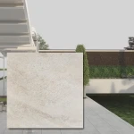 City Lastle Beige 60x60 cm, 20 mm porslinsklinker för utomhusbruk