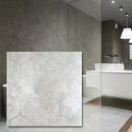 Klinker Soft Concrete Hexagon Silver 60x60 cm