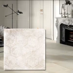 Soft Concrete Hexagon Brown 60x60 cm – klinkerplatta