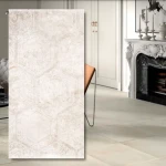 Soft Concrete Hexagon Brun 120x60 cm - klinker