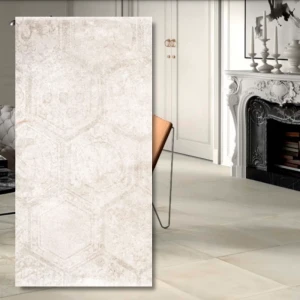 Soft Concrete Hexagon Brun 120x60 cm - klinker
