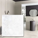 Soft Concrete Hexagon White 60x60 cm, 0,8 cm