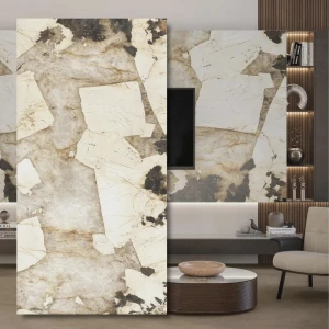Desert Soul Polerad sintrad kvartsplatta 12 mm 324x162 cm – Kvartsit Patagonia