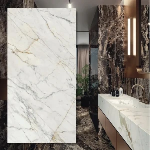 The Top Marazzi Golden White Matt — sintrad kvarts 20 mm, 324x162 cm