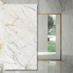 Grande Marazzi Golden White Matt Puro — sintrad kvartsplatta 324x162 cm, 12 mm