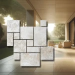 Travertin Ivory Classic tumlad 3 cm – Romerskt set (0,742 m²)