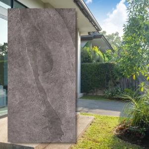 City Black Slate Gresplatta 20 mm 45x90 cm