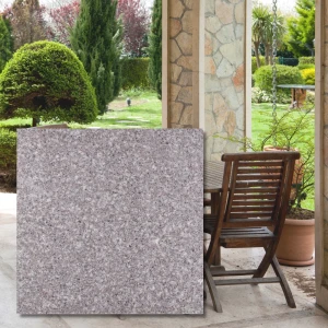 G664 flammad granitplatta 60×60×1,5 cm | Förbokning