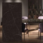 Spiek 6 mm Nero Marquina, polerad 160x320