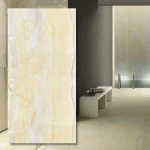 Gold Onyx 300x150 cm – storformatsskiva i sintrad kvarts, 6 mm
