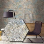 Carpet Vestige Natural Hexagon 25x29 cm porslinsklinker, matt