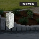 Granitpalisad G603 33x10x10 cm – grå