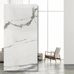 Calacatta Verde klinker 120x60 cm polerad 0,9 cm
