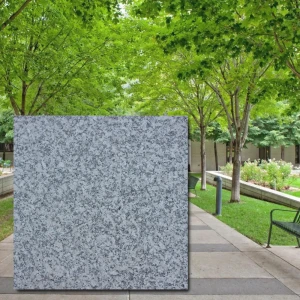 Granitplatta Bianco Sardo G602, flammad grå 60x60x6 cm