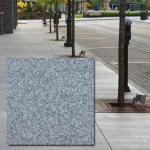 Granitskiva Bianco Sardo G602 60x60x8 cm, flammad ljusgrå