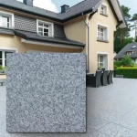 Bianco Sardo G602 granitplatta 60x60x3 cm – flammad ljusgrå