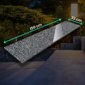 Parapet Stopnica granitowa polerowana Dark Grey New G654 150x33x2 cm.webp