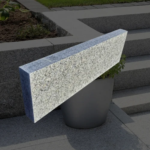 Obrzeże granitowe 6x20 80-120 cm góra płomieniowana (opornik)