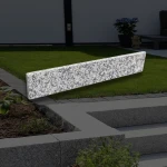 Polerad granitsockel G602 61x8x1 cm