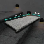 Granitsteg G654 New Dark Grey 135x35x2 cm, Bullnose