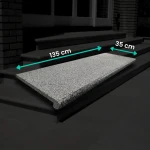 Granittrappnos G654 New Dark Grey Bullnose 135x35x2 cm (Förhandsförsäljning)