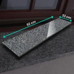 Granitfönsterbänk G654 NEW polerad grafit 92x33x2 cm