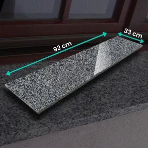 Granitfönsterbänk G654 NEW polerad grafit 92x33x2 cm