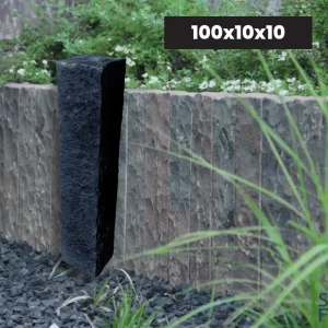 Kadappa Black kalkstenspalisad 100x10x10 cm