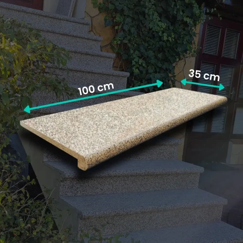 Schodek Granitowy G682 100x35x2 stopnica Bullnose.webp