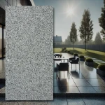Granitplatta G654 Dark Grey – flammad 30,5x61x1 cm