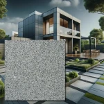 Dark Grey New G654 – flammad granitplatta 60x60x1,5 cm