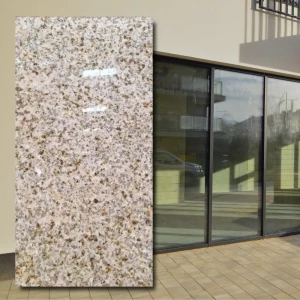 Granitplatta Yellow Pink G682 New, polerad 30,5x61x1 cm