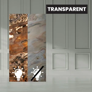 Stenfanér Indian Autumn XXL 122×280×0,2 cm, transparent