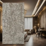 Stenfanér Silver Shine Gold 122 x 61 x 0,2 cm