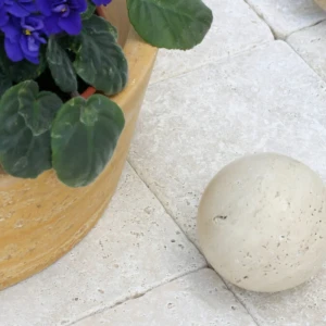 Trawertyn Super Light Szlifowany Niewypełniony Modern Tumbled 20,3x20,3x1,2 cm 6