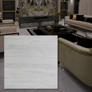 Ice White tumlad marmorplatta 20x20x1 cm