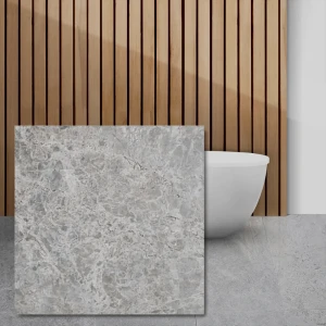 Tundra Grey slipad marmorplatta 60x60 cm, 1,2 cm