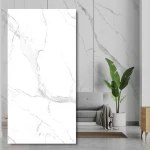 WPC Carrara-marmorpanel, matt 280 x 112 x 0,8 cm