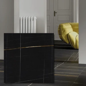 Grande Marazzi Sahara Noir Lux 120x120x0,6 cm — sintrad kvartsplatta