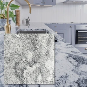 Viscount White – Polerad granitplatta 60x60x1,5 cm