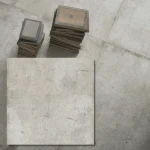 Porcelanatsplatta Light Grey 60x60 cm, 20 mm – Kvalitet II