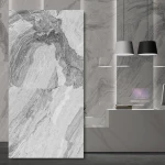 WPC-panel Grey Wave, glansig 280 x 112 x 0,8 cm